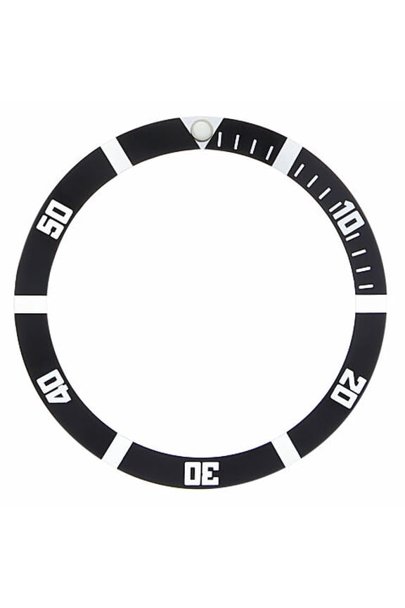 BEZEL INSERT FOR TAG HEUER 2000 PROFESSIONAL SERIES WM1111 WATCH BLACK