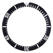 BEZEL INSERT FOR NEW OMEGA SEAMASTER PROFESSIONAL 300 2532.20,2599.80 WATCH BLAC