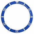 thumbnail image 1 of BEZEL INSERT FOR OMEGA SEAMASTER 60 Ref:166.062 WATCH 36MM X 31MM BLUE SILVER FT, 1 of 2