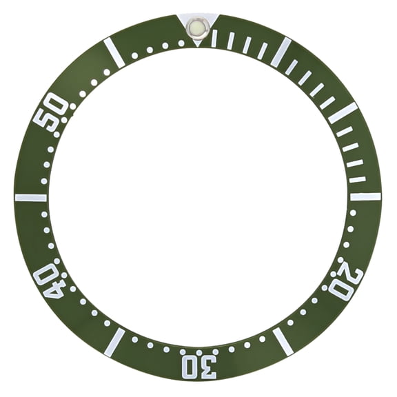 BEZEL INSERT FOR OMEGA SEAMASTER PLANET OCEAN JAMES BOND FIT 41MM CASE GREEN