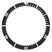 BEZEL INSERT FOR OMEGA SEAMASTER WATCH BLACK 36MM X 30MM BEVEL