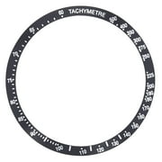 BEZEL INSERT FOR OMEGA SPEEDMASTER MARK 40 COSMOS AUTO 3520.50, 3520.53 BLACK