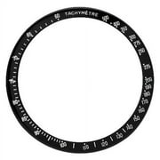 BEZEL INSERT FOR OMEGA SPEEDMASTER TACHYMETRE 3510.50, 3810.50 , 175.032 BLACK