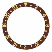 BEZEL INSERT, 70mm, Brown, Compatible With ROLEX GMT MASTER II 16713 16718 16700 16710 16760 BROWN GOLD