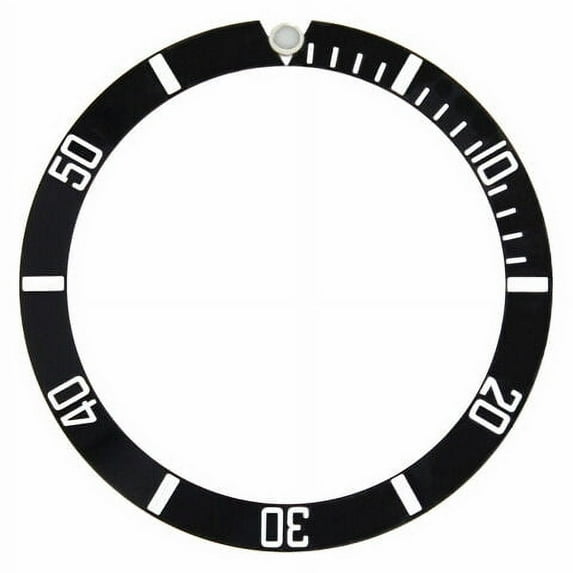 BEZEL INSERT FOR ROLEX SAPPHIRE SUBMARINER BLACK FITS 16800, 16610, 16610V