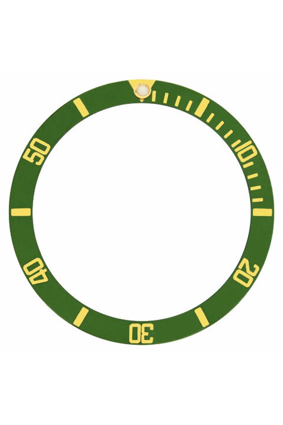 BEZEL INSERT FOR ROLEX SUBMARINER 5508 5512 5517 1680 WATCH PLASTIC MODEL GREEN