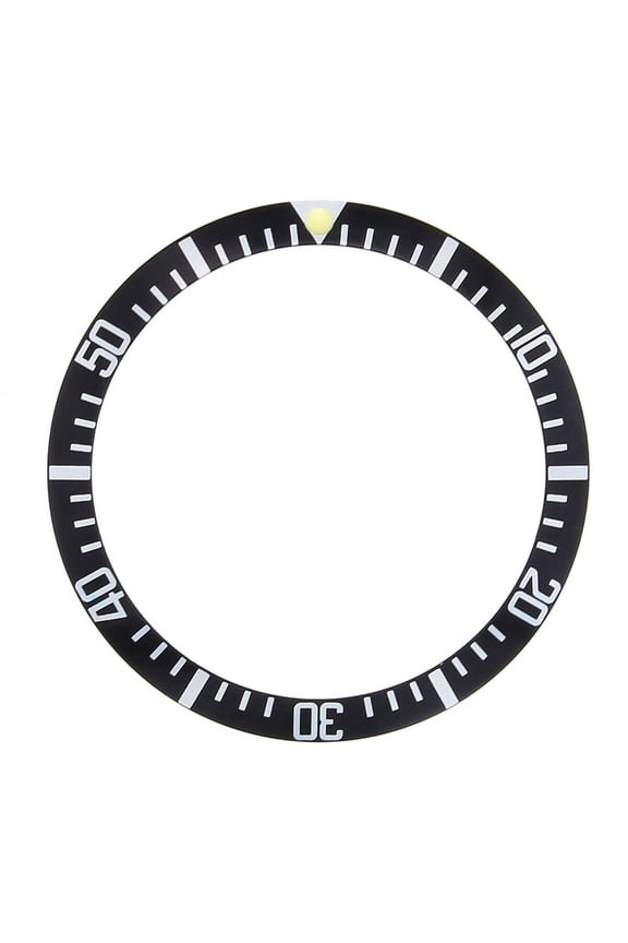 BEZEL INSERT FOR ROLEX SUBMARINER MILITARY 5517 WATCH WITH FADED ACRYLIC PEARL