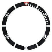 BEZEL INSERT FOR ROLEX SUBMARINER RED TRIANGLE ACRYLIC PEARL 5513 JAMES BOND