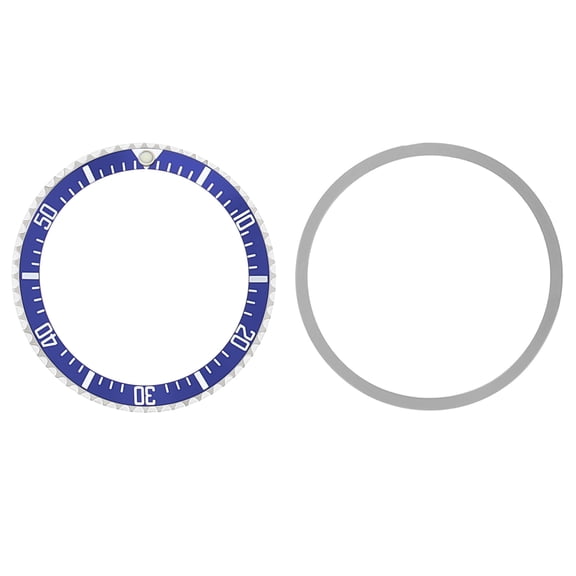 BEZEL & INSERT FOR ROLEX SUBMARINER WATCH MILITARY STYLE 5517 1680 INSTALL BLUE