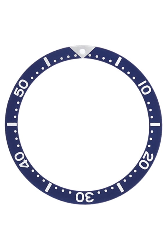 BEZEL INSERT FOR SEIKO 5 AUTOMATIC DIVER WATCH 38 X 30.70 WATCH BLUE 7S27-40