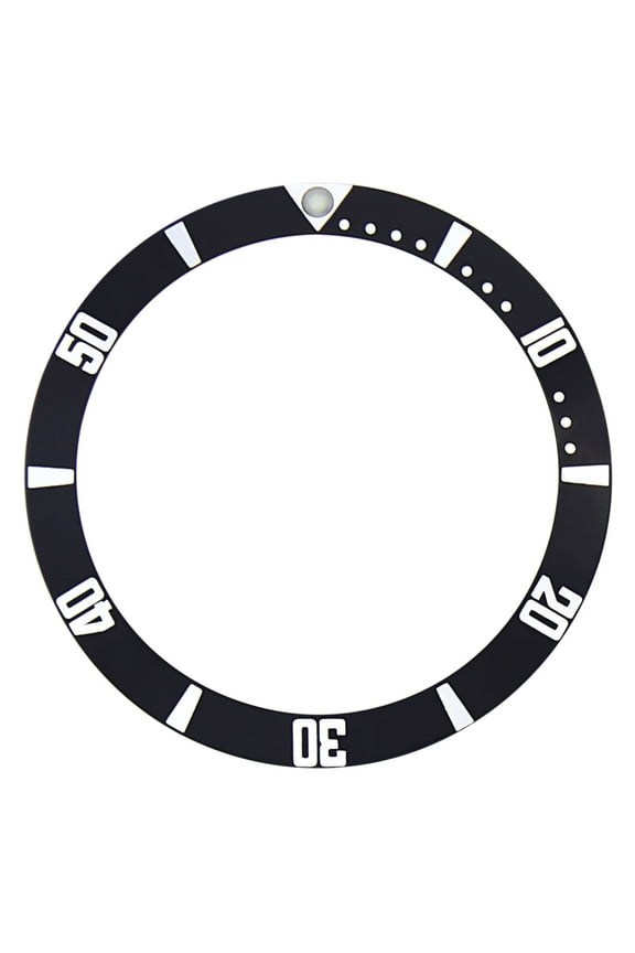 BEZEL INSERT FOR SEIKO 5 DIVER WATCH  SNZF15J1 SNZF17J SNZF17J1 SNZF17J2 BLACK