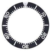 BEZEL INSERT, 50mm, Black, Compatible With SEIKO PROSPEX DIVER 200M WATCH SKA371 KINETIC SBCZ025 BLACK