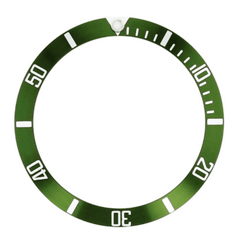 BEZEL INSERT FOR SEIKO SKX031 SKX033 J+K 7S26-0040 100M WATCH - Main Image