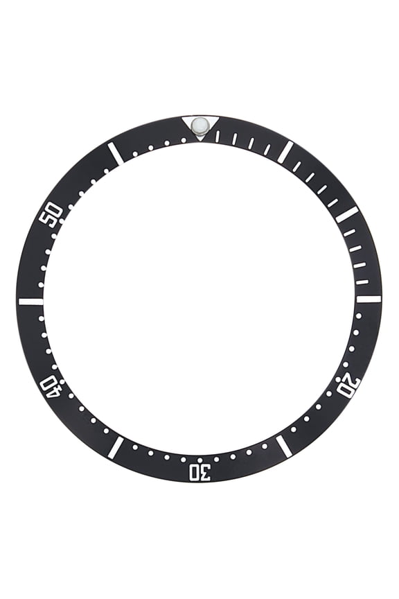BEZEL INSERT FOR TAG HEUER 980.006 980.32 PROFESSIONAL WATCH BLACK  38MM X 32MM