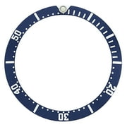 BEZEL INSERT FOR TAG HEUER AQUARACER 980.006 , 980.007 WATCH 38MM X 32MM BLUE