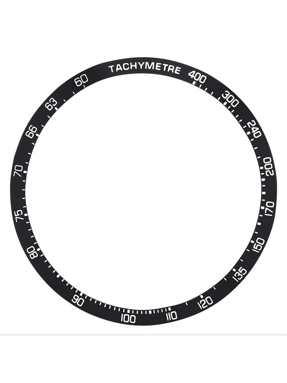 BEZEL INSERT FOR TAG HEUER CV-2012 CV-2013 CV2014.FT6014 CARRERA CALIBRE 16 BLAC