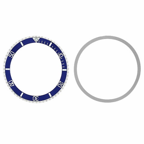 BEZEL+ INSERT FOR TUDOR SUBMARINER WATCH 76100 94010 LOLLIPOP BLUE