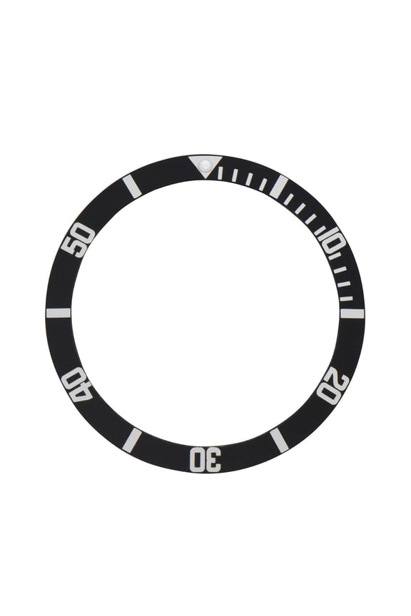 BEZEL INSERT FOR VINTAGE ROLEX SUBMARINER 5508/5512 PLASTIC (ACRYLIC) PEARL @12