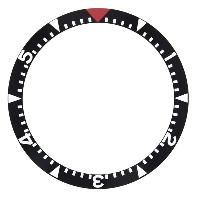 BEZEL INSERT FOR VINTAGE ROLEX SUBMARINER MILGAUSS 6541 WATCH RED TRIANGLE Walmart
