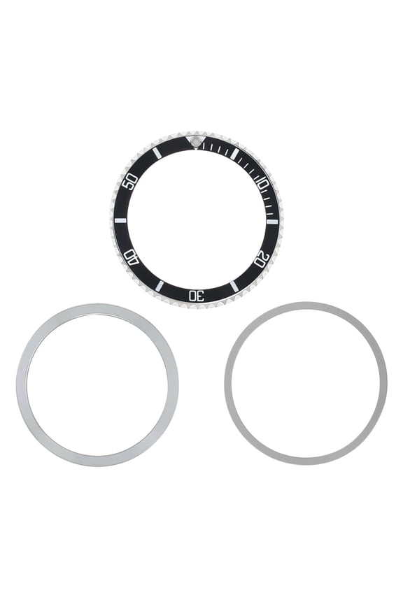 BEZEL INSERT RETAINING RING FOR TUDOR SUBMARINER 7016 9401 94010 76100 BLACK