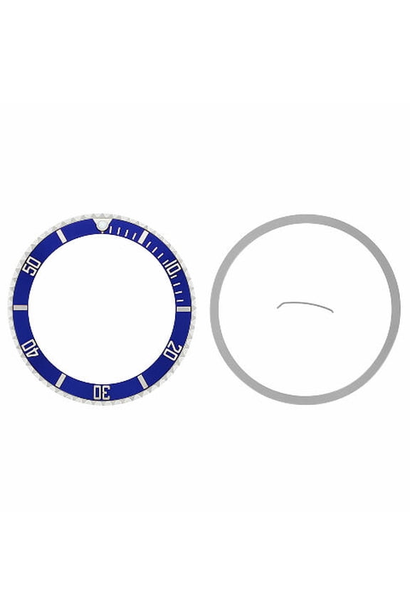 BEZEL, INSERT & SPRINGS KIT FOR ROLEX SAPPHIRE SUBMARINER 16800, 16610 BLUE