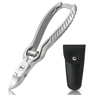 BEZOX Heavy Duty Podiatrist Toenail Clippers for Thick and Ingrown Nails, Stainless Steel Toe Nail Cutter
