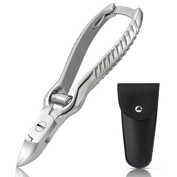 BEZOX Heavy Duty Podiatrist Toenail Clippers for Thick and Ingrown Nails, Stainless Steel Toe Nail Cutter