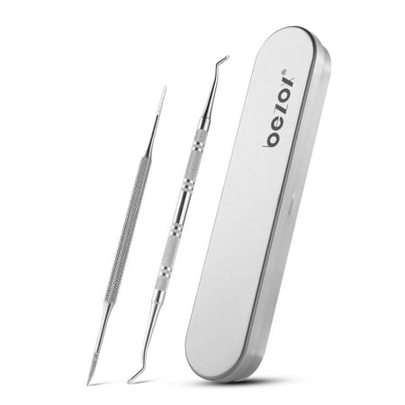 BEZOX Ingrown Toenail Tools - Toenail Lifter and Thick Toenail File Set