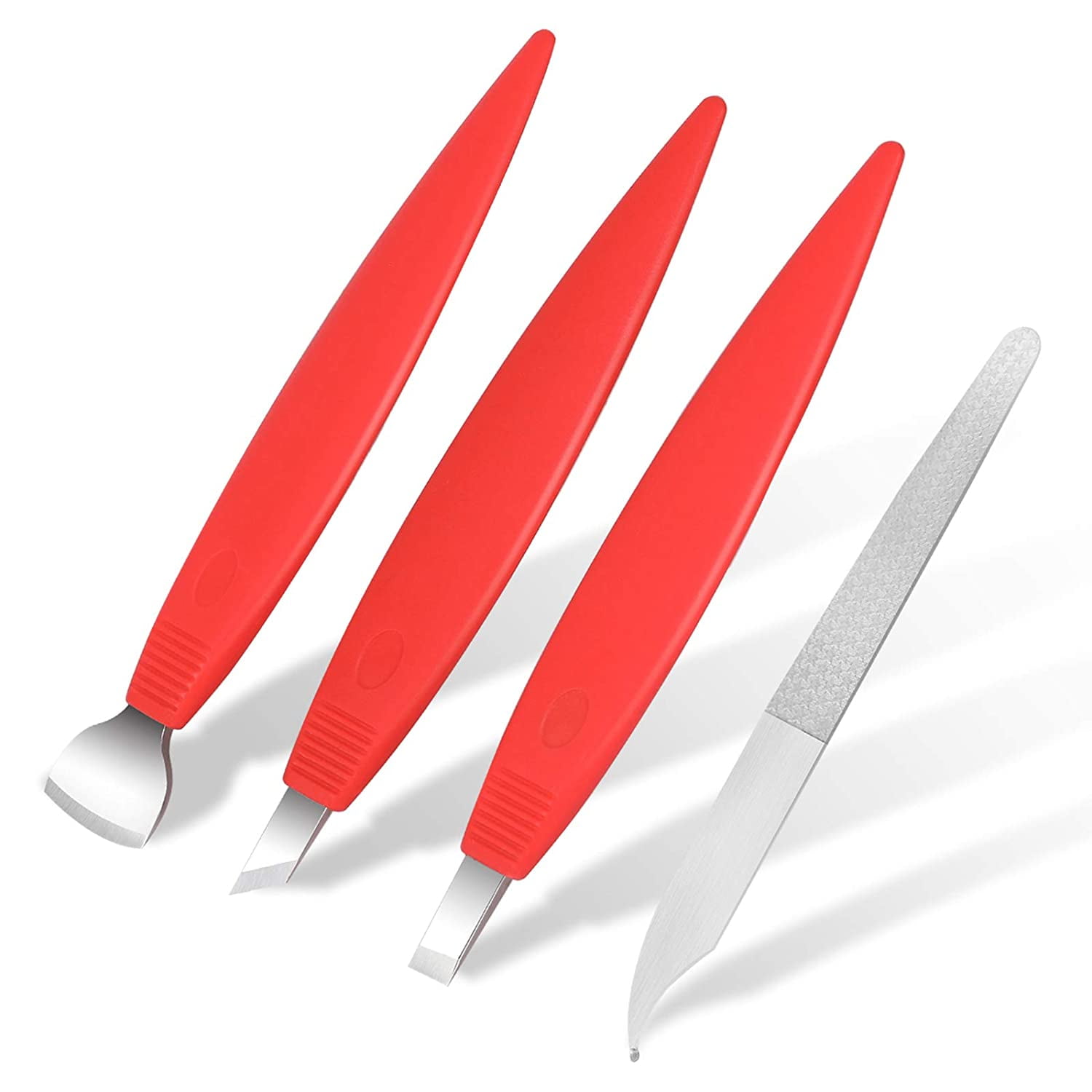 BEZOX Pedicure Blade Kit Callus Shavers, Corn and Hard Thick Skin Remover Knives for Foot