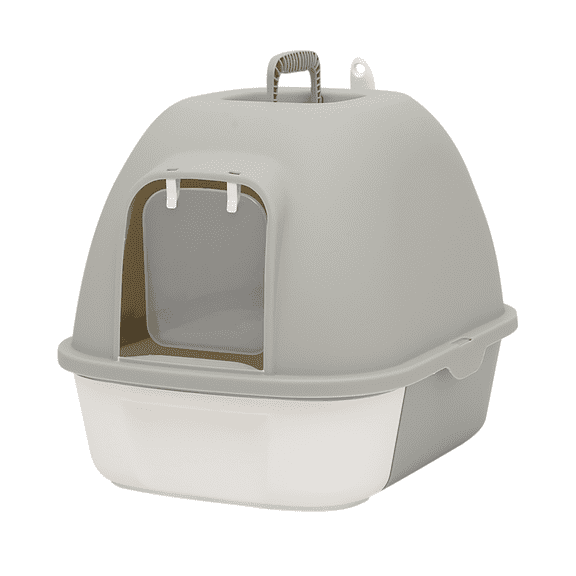 BEZT 22" Pet Travel Plastic Carrier Hard Sided Dog Cat Transporter Cage Animal Crate