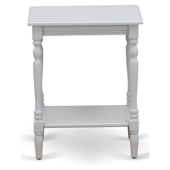 BF-14-ET Nightstand - Rectangle End Table with Open Storage Shelf for Bedroom, 16x20 Inch Inch, Urban Gray