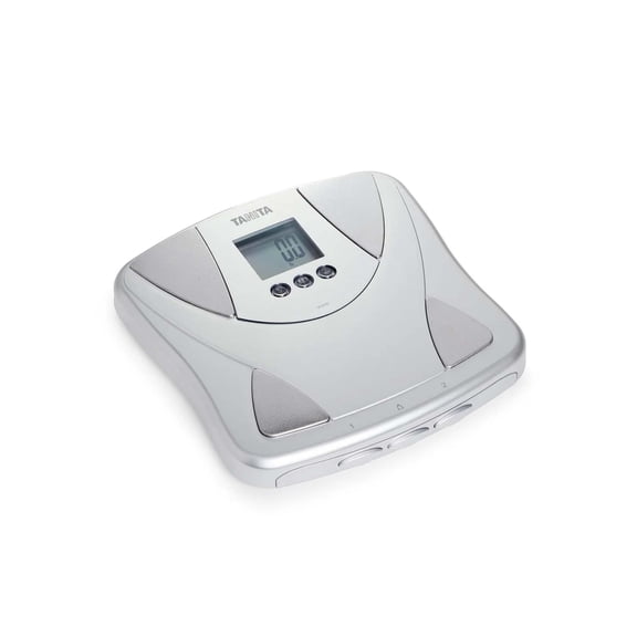 Body Fat & Water Monitor Step On Tanita Digital Display 300 lbs. Weight Capacity White