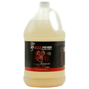 Buck Fever Full Buck Rut Scent (1 Gallon) - Blacktail, Mule, Whitetail Deer Attractant Non-Spoiling Synthetic Deer Scent for Mock Scrapes and Ground Scrapes All Season Dominant Buck Hunting Scent