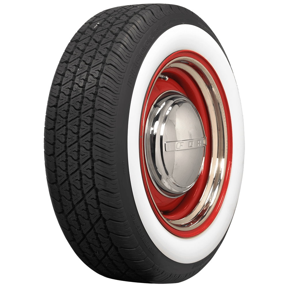 BF Goodrich 579680 Silvertown Whitewall Radial Tire, 185/70R15