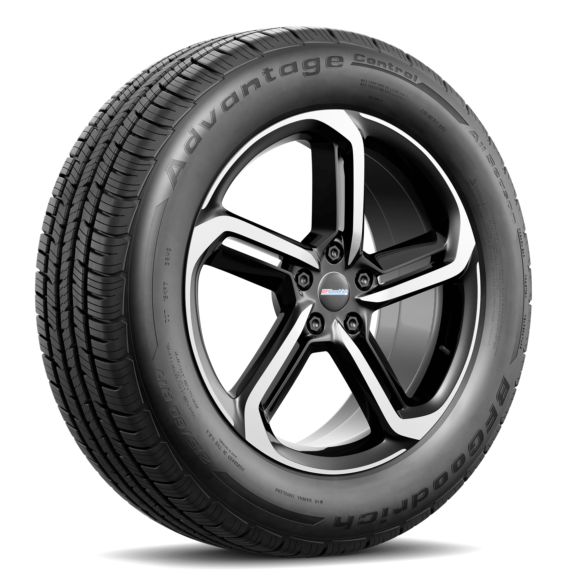 BF Goodrich Advantage Control 215/55R18 95H - Walmart.com
