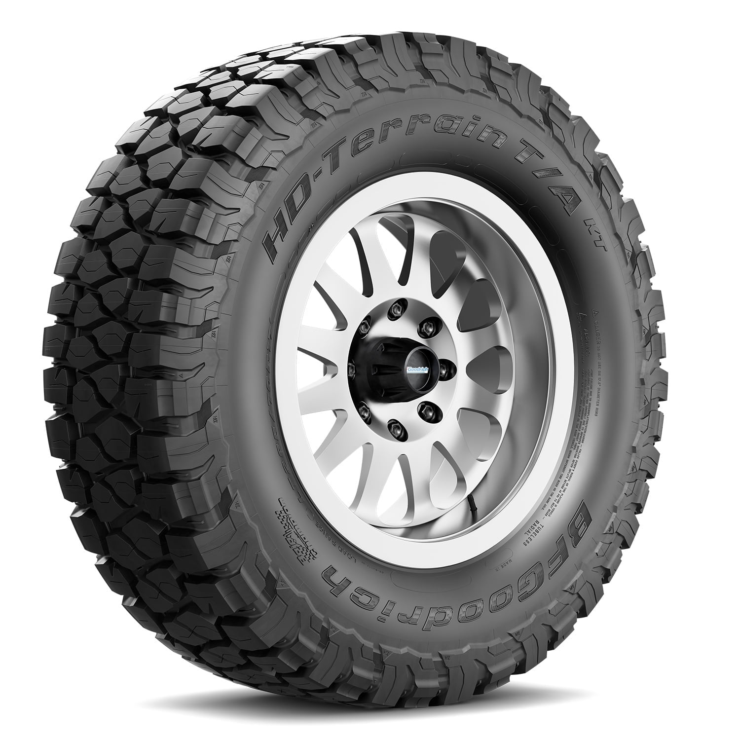 BFGoodrich All-Terrain T/A 37X12.50R17 LT 17インチ 夏タイヤ 4本 2016年製 バリ溝　(TD311) クレジットカード QR決済可能 BFG HD-Terrain T/A KT 37X12.50R17 128Q F - Walmart.com
