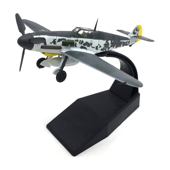 BF109 Fighter Attack Plane Model 1:72 Simulation Military Airplane Model Exhibition