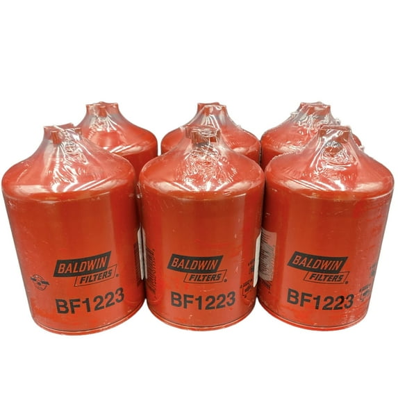 BF1223 Baldwin Fuel Water Sep. Filter Replace Ford F1HZ-9365-A, Carrier 30-01079, FS19931 Pack of 6
