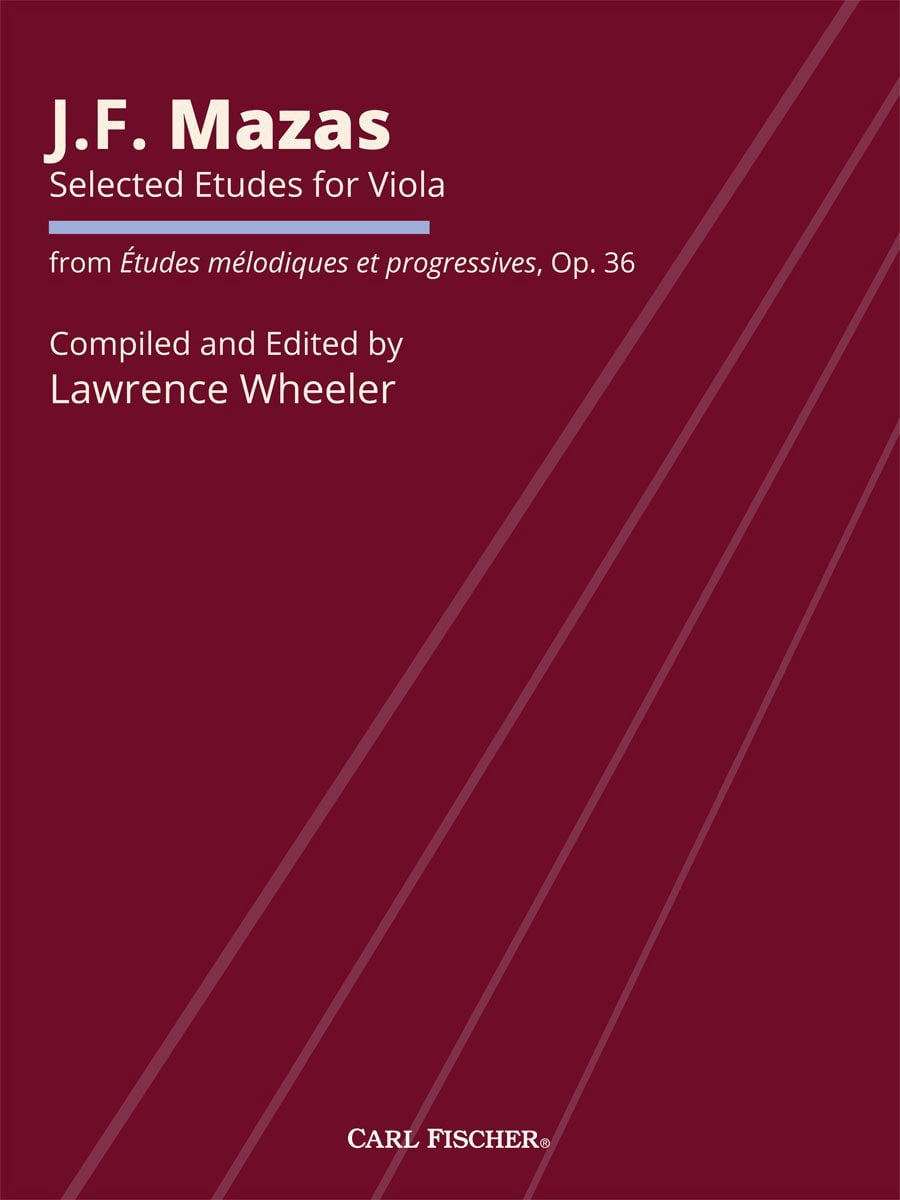 BF124 - Selected Etudes for Viola from Etudes Melodiques et Progressives Op. 36
