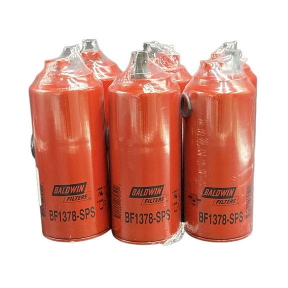 BF1378-SPS Baldwin Fuel/Water Separator Filter Replace Cummins 4934879, FS1065 Pack of 6