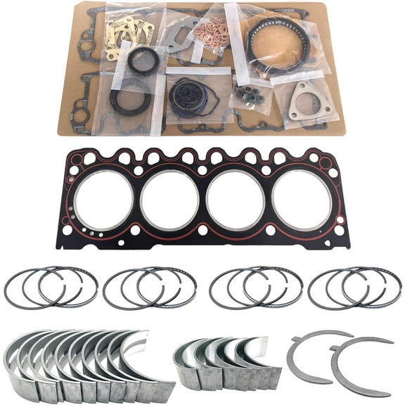 BF4M1011 Engine Full Gasket Set Rings Bearings For Deutz BF4M1011 BF4M1011F Engine For Bobcat 863 864 Skid Steer Loader STD BF4M1011 Bearing kit BF4M1011 piston Rings set