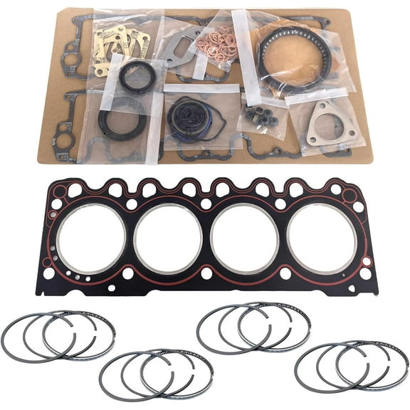 BF4M1011 Full Gasket Kit + Piston Rings For Deutz BF4M1011 BF4M1011F Engine For Bobcat 863 864 Skid Steer Loader STD BF4M1011 piston Rings set
