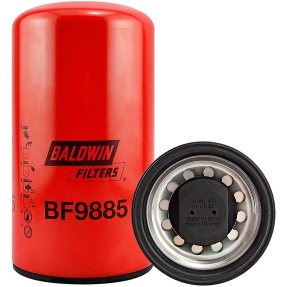 BF9885 Baldwin Fuel Spin-on (Replaces 2864993, 2893612, FF5776) Pack of 3