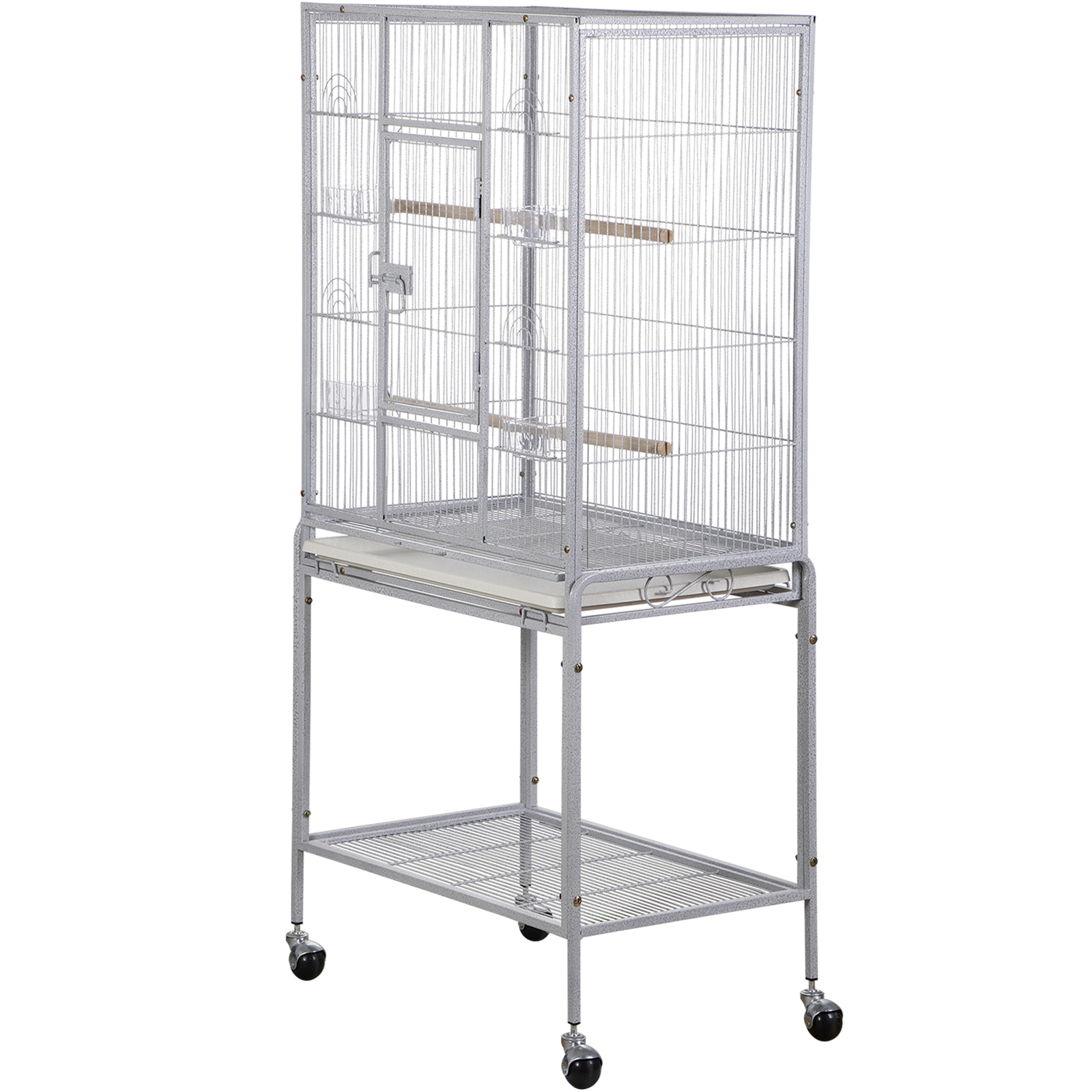View of BFANGB Durable Steel Bird Cage in Multiple Sizes – Large Parrot Cage ...