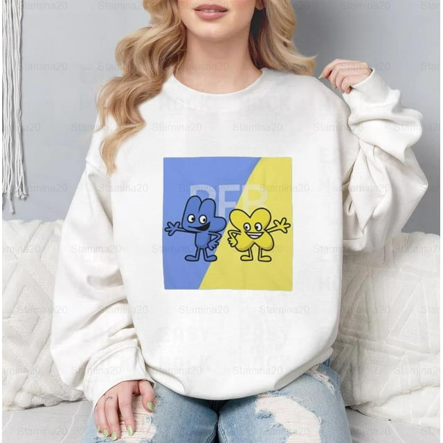 BFB 4 and X Sweatshirt with Fun Animated Design, for men & women, up to size 5XL.