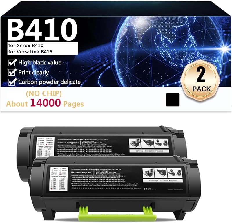 BFBF B410 Compatible Toner Cartridge Replacement 006R04725 006R04726 ...