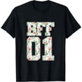 thumbnail image 1 of BFF 01 Best Friends Matching tee Bestie Friendship Day Gift T-Shirt, 1 of 4