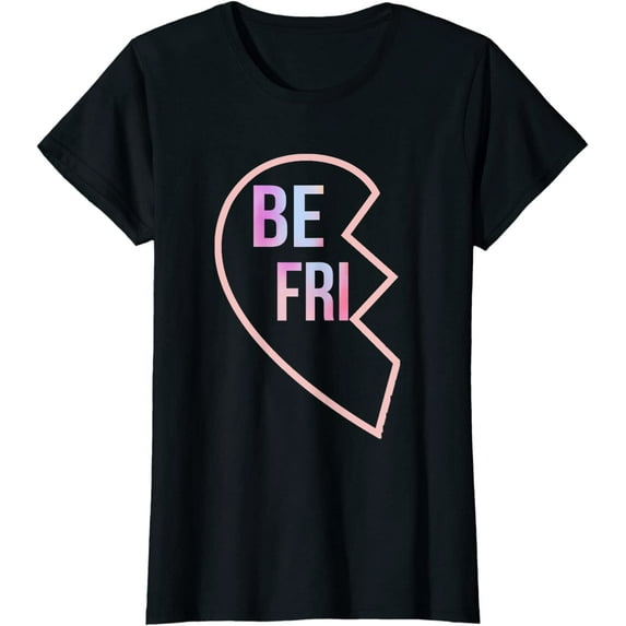 BFF 1 Heart in 2 Best Friends Matching 1st Part T-Shirt