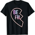 thumbnail image 1 of BFF 1 Heart in 2 Best Friends Matching 1st Part T-Shirt, 1 of 4