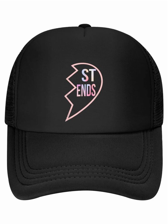 BFF 1 Heart in 2 Best Friends Matching 2nd Part Baseball Cap